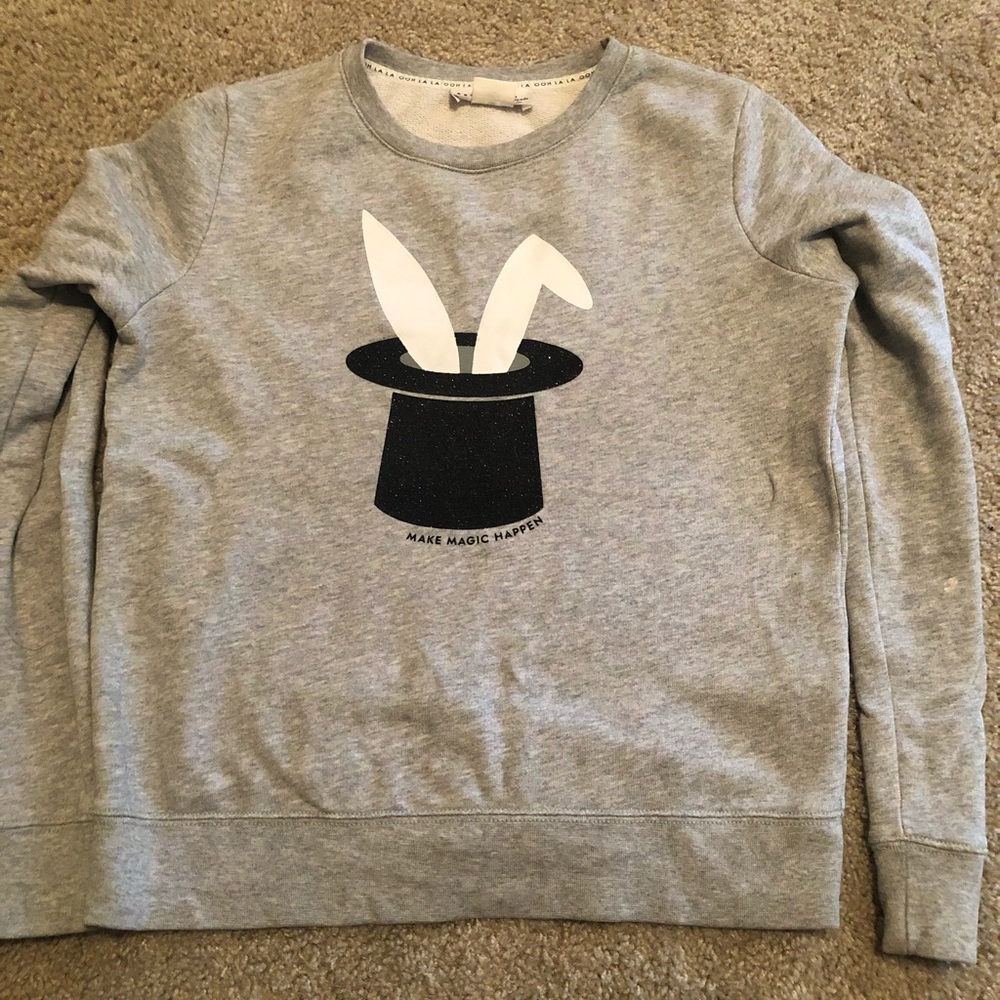 “Make Magic Happen” Kate Spade Broom St Sweater